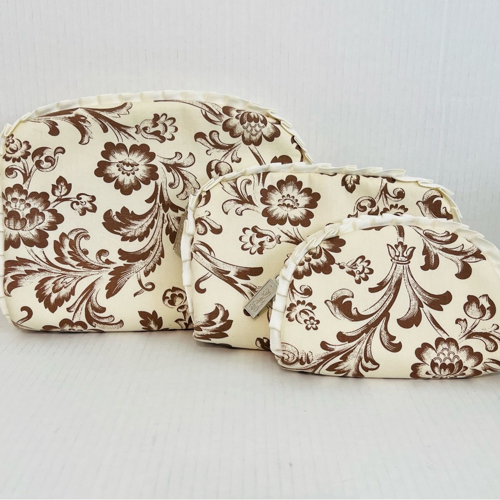 Once Upon A Rose Make Up Bag Set 3pcs